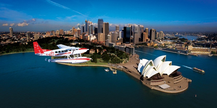 sea plane tour sydney